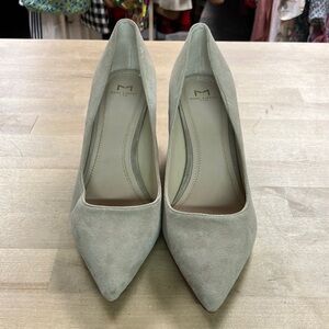 Marc Fisher Women's Taupe Suede Pumps